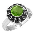 thumbnail image 1 of Peridot Quartz Women Jewelry 925 Sterling Silver Ring, 1 of 5