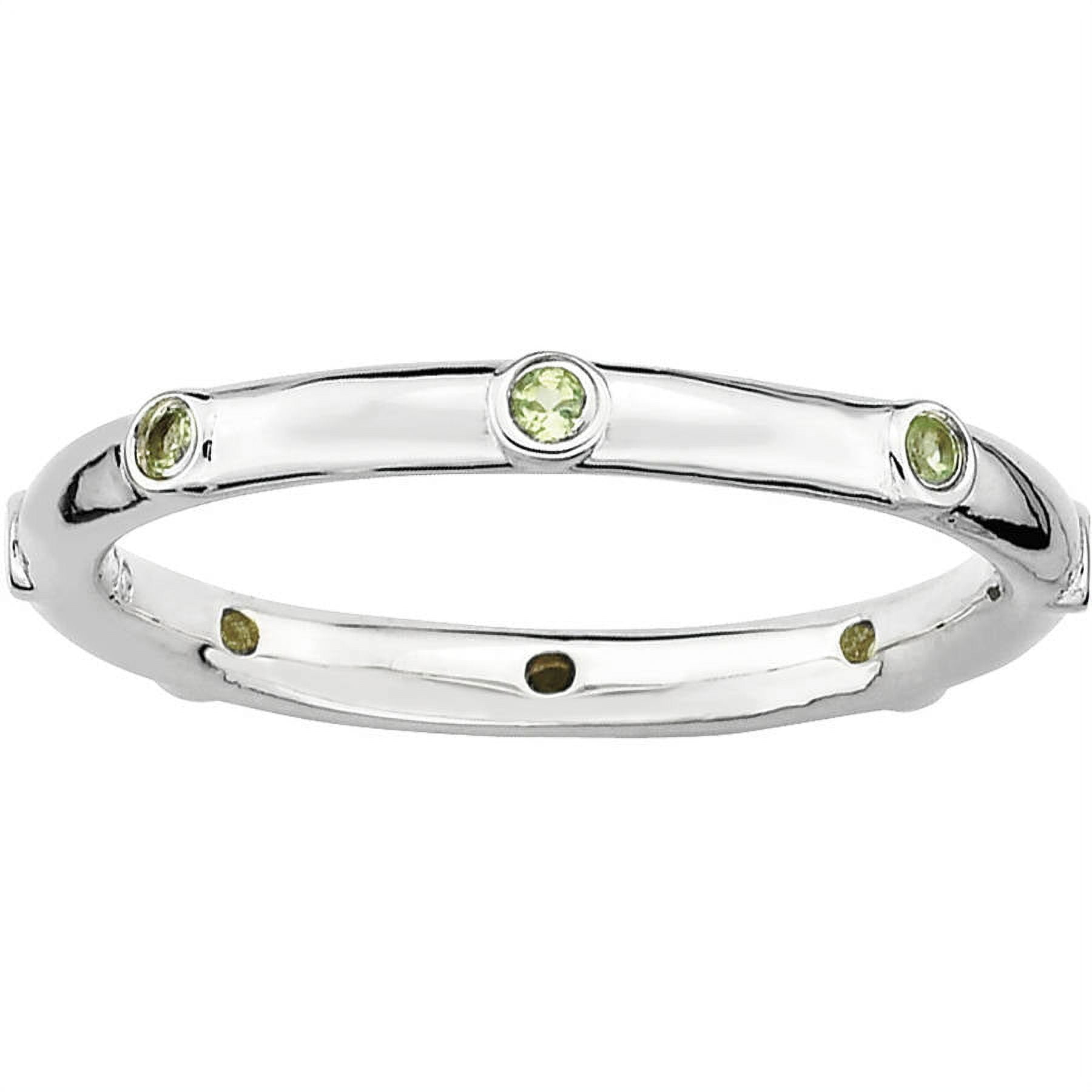 Peridot Sterling Silver Ring