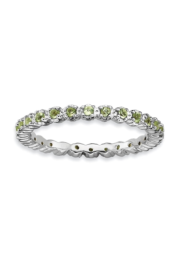 Peridot Sterling Silver Ring