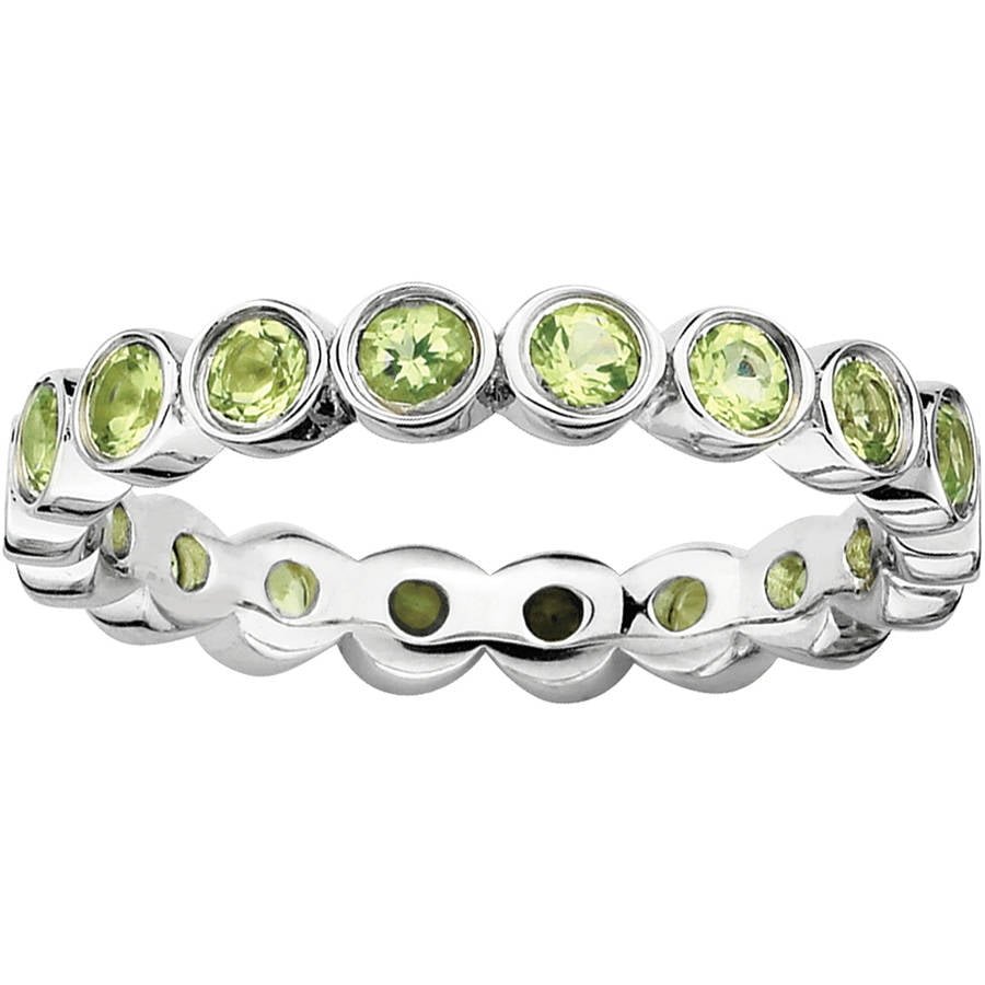Peridot Sterling Silver Ring