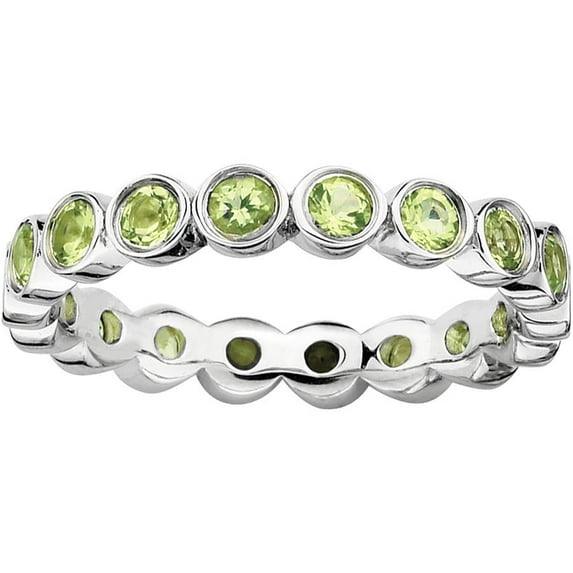 Peridot Sterling Silver Ring
