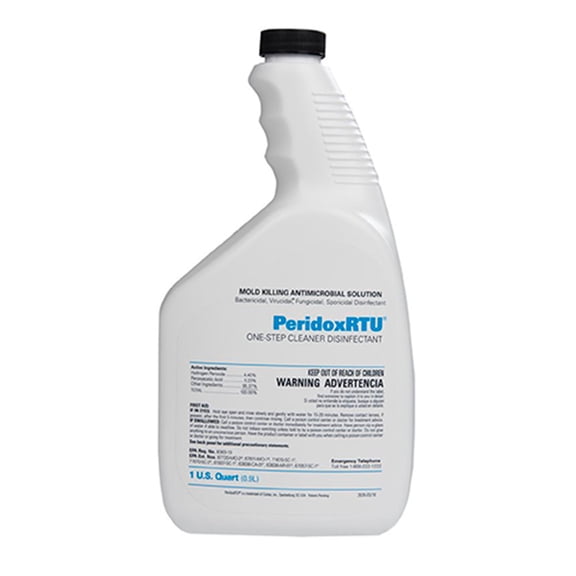 PeridoxRTU Surface Disinfectant Cleaner Liquid 32 oz. Bottle Vinegar Scent 1 Ct 19084304