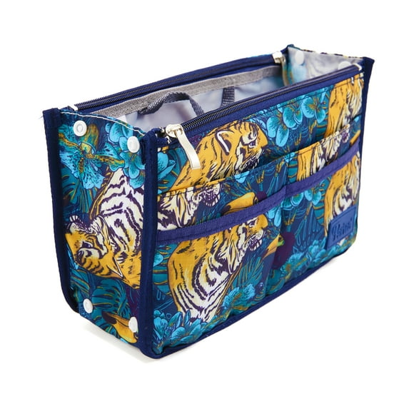 Periea Chelsy Purse Organizer - Handbag, Tote, Bag Organizer Insert - 13 Pockets, 3 Sizes, 39 Colors (Tiger Toucan, Medium)