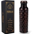 thumbnail image 1 of Perilla Home 100% Antique Diamond 1 Litre Pure Copper Bottle With Leak Proof Contains Ayurveda Health Benefits For Drinking Water For Men Women Gym Yoga Travelling Hiking Indoor | Outdoor | Office |, 1 of 12