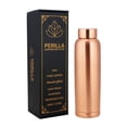 thumbnail image 1 of Perilla Home 100% Plain (1 Litre ) Pure Copper Bottle With Leak Proof Contains Ayurveda Health Benefits For Drinking Water For Men Women Gym Yoga |Travelling | Hiking | Indoor | Outdoor | Office |, 1 of 9