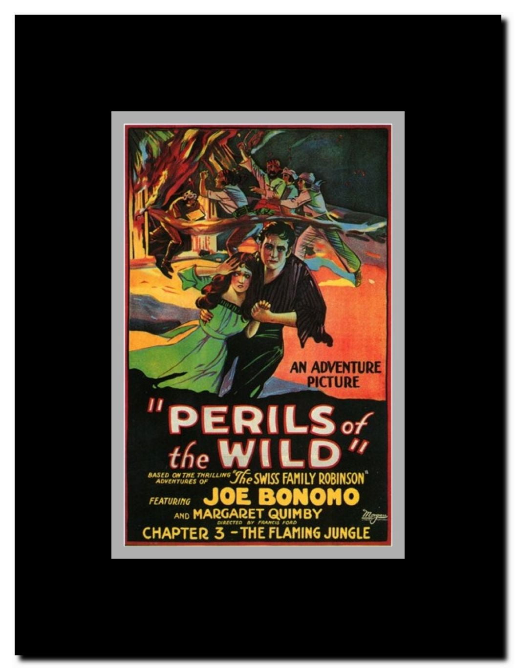 Perils of the Wild Framed Movie Poster