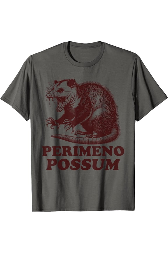 Perimenopause Feral Possum Hot Flash Perimenopausal T-Shirt, Unisex T-Shirt