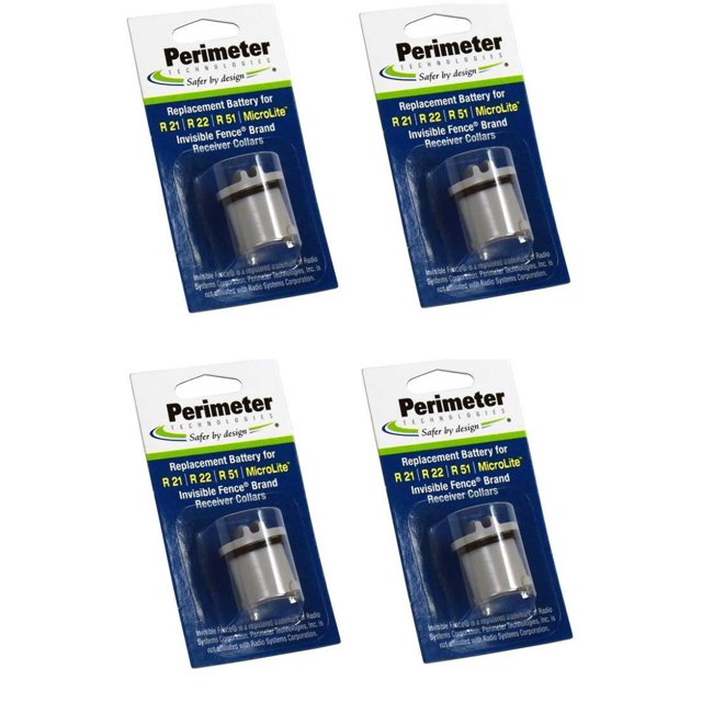 Perimeter Technologies Four Pack Dog Fence Batteries for Invisible