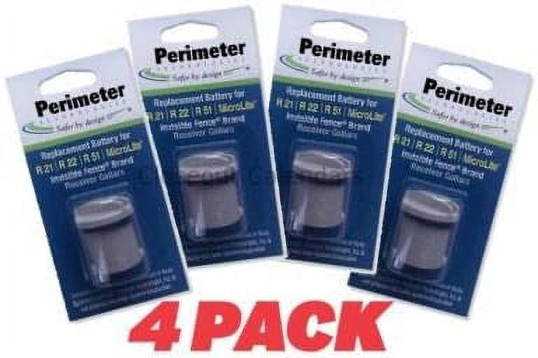 Perimeter Technologies Four Pack Dog Fence Batteries for Invisible