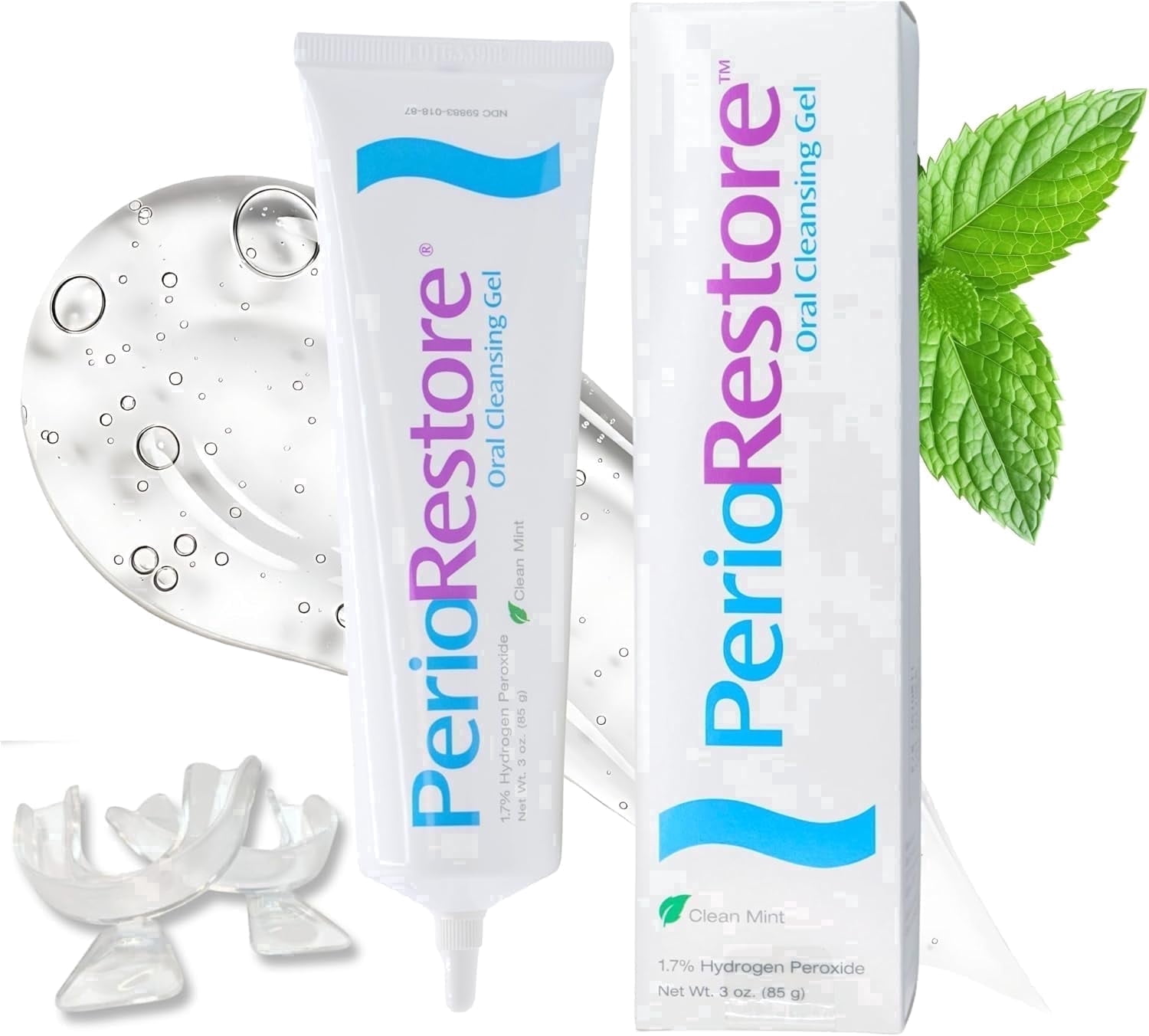 Perio Restore Mint Hydrogen Peroxide Oral Gel, 3 oz Tube