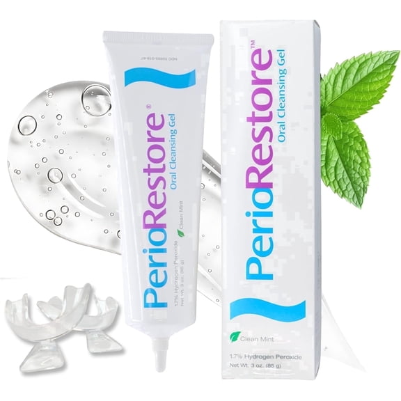Perio Restore Mint Hydrogen Peroxide Oral Gel, 3 oz Tube