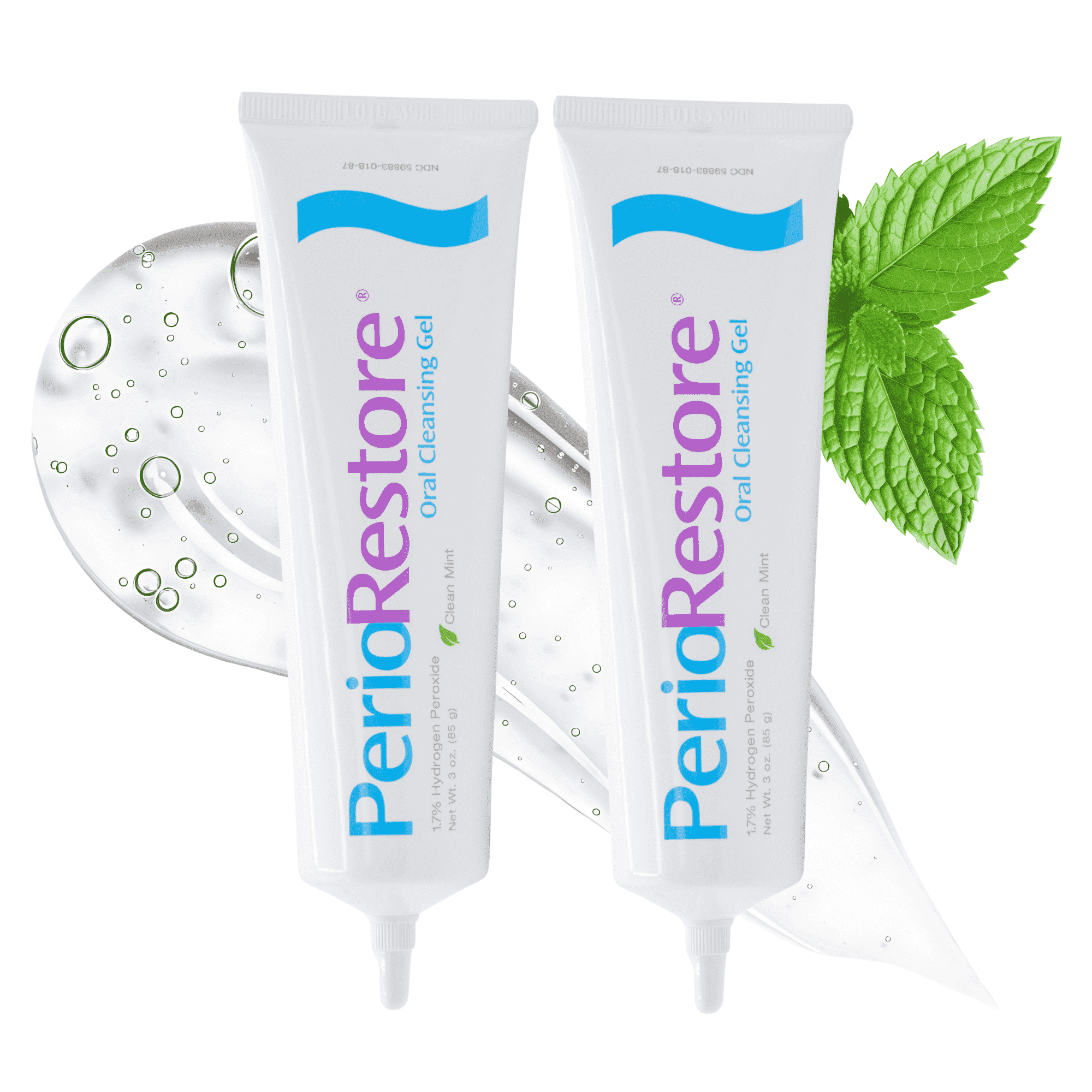 PerioRestore Gel, Mint Flavor, 3 oz Tube, 2-Pack