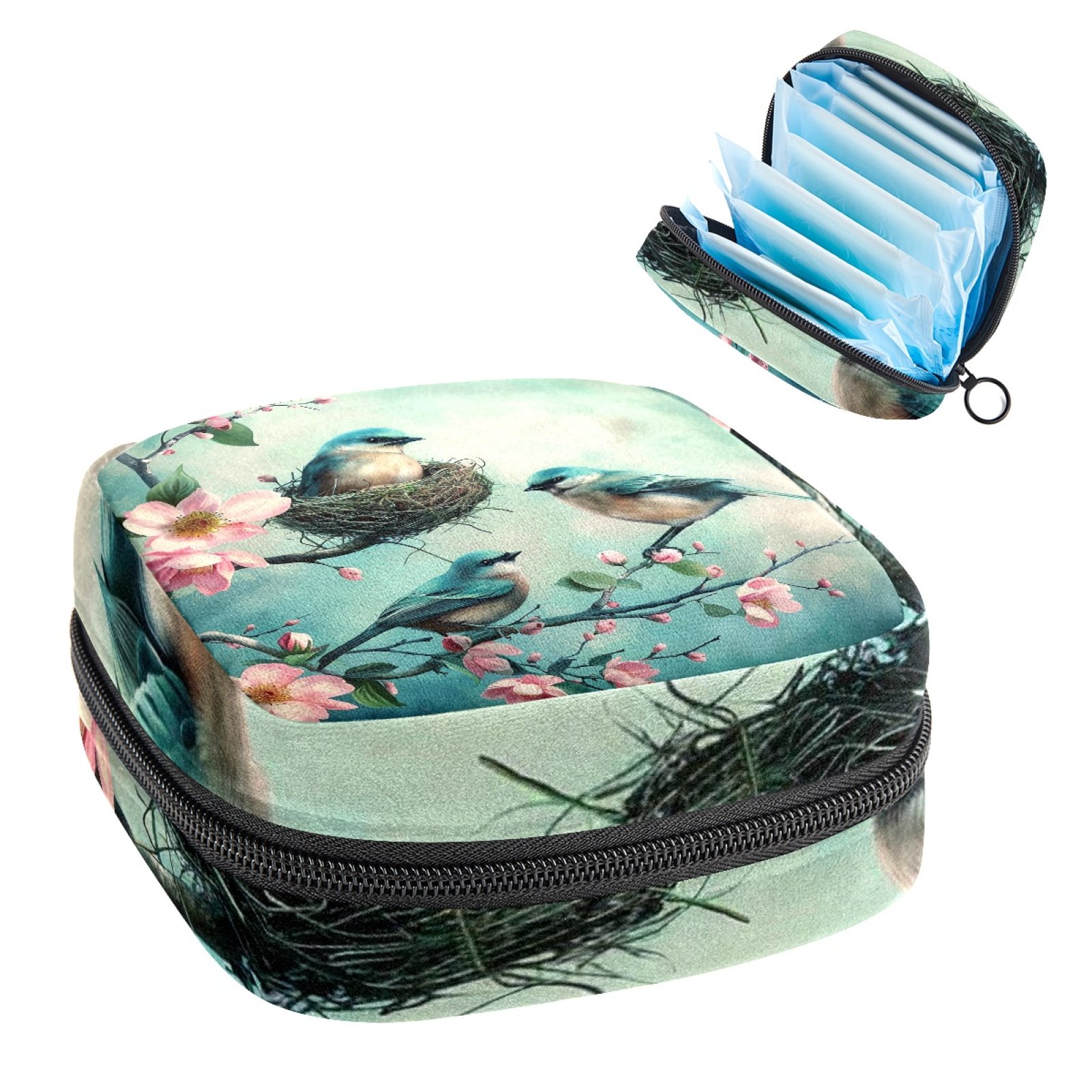 Period Bag,Sanitary Napkin Storage Bag,Tampon Holder for Purse,Easter