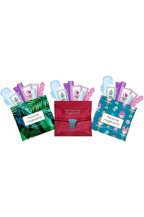Period Kit 3 Pack - Green Ferns/Red Purse/Under The Sea