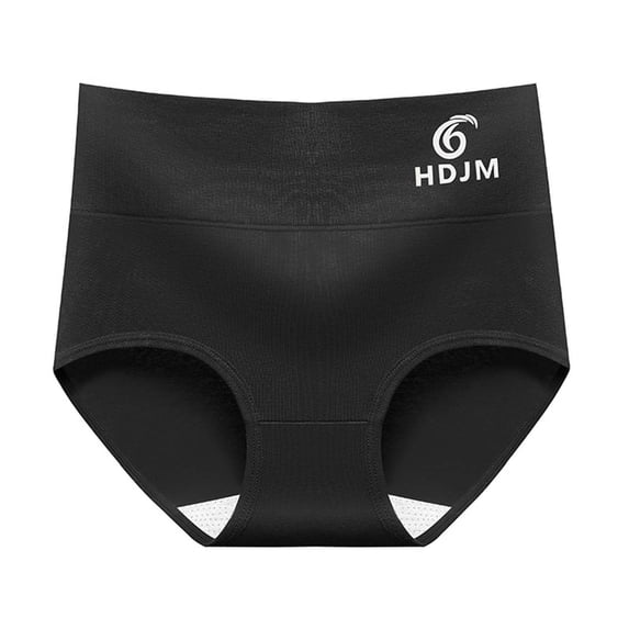Period Panties Women Women's Large Size High Waist Panties Fashionable Women's Panties Smoothing Underwear for Women Black L