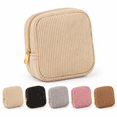 thumbnail image 1 of Period Pouches for Teen Girls, Sanitary Napkin Storage Bag, Portable Organizer for Women Girls, Discreet Travel Menstrual Pad Case with Zipper for School Office B, 1 of 8