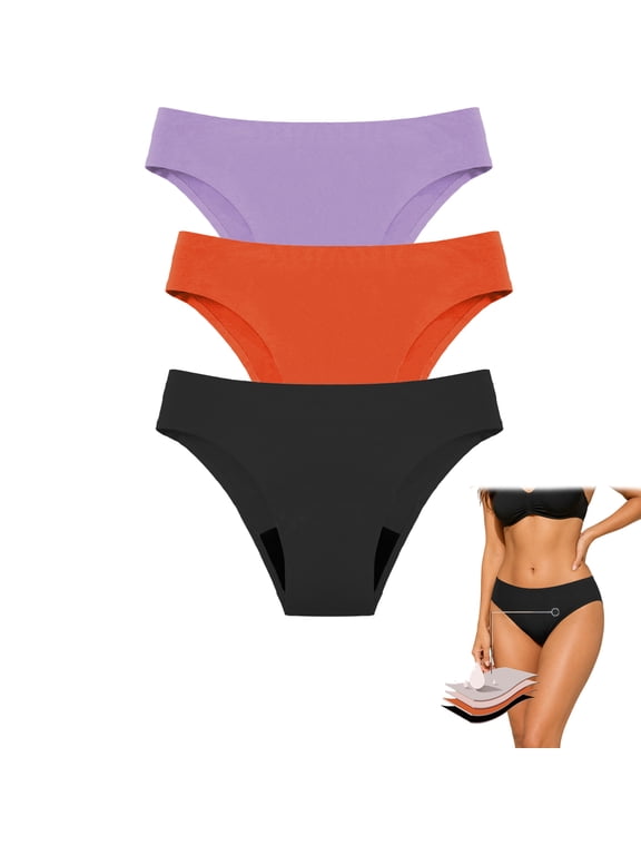 Period Swimwear Leakproof Bikini Maillot de Bain Menstruel Swim Bottoms Proof Menstrual Bathing Suit Bottoms for Teens Girls Women