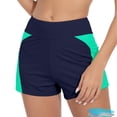 thumbnail image 1 of Period Swimwear Menstrual Leakproof Swim Shorts Quick Dry 3" High Waist Bathing Suit Bottoms for Teen Girls Women Navy XL, 1 of 4