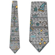 Period Table Ties Mens Chemistry Science Icons Necktie by The Three Rooker Necktie Company