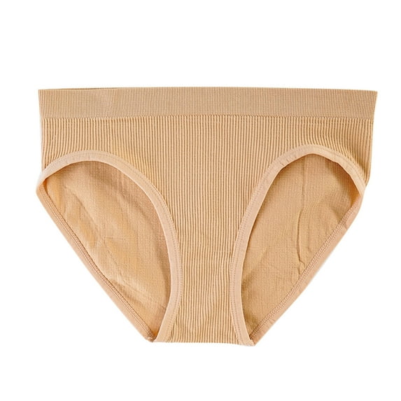 Period Underwear For Women,Women's Cotton Underwear High Waisted Full Coverage Panties(M,Beige)