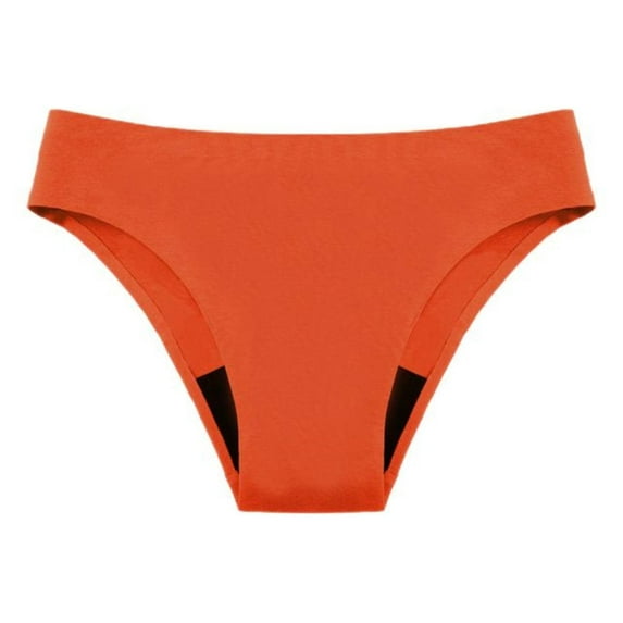 Period Underwear for Women Bikini Cotton Panties Leak Proof Postpartum Underwear Protective Briefs Hipster Panty 1 Packs, XS-3XL