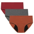 thumbnail image 1 of Period Underwear for Women Heavy Flow, Reusable Leakproof Panties Postpartum Menstrual Incontinence Underwear 3 PCS, 1 of 8