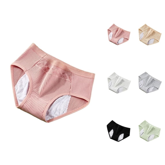 Period Underwear for Women High Waisted Soft Comfortable Breathable Leak Proof Menstrual Panties Briefs