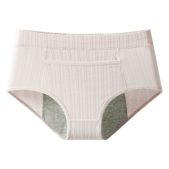 Period Underwear for Women Leakproof High Waist Washable Reusable Briefs for Postpartum Recovery & Incontinence Pink M