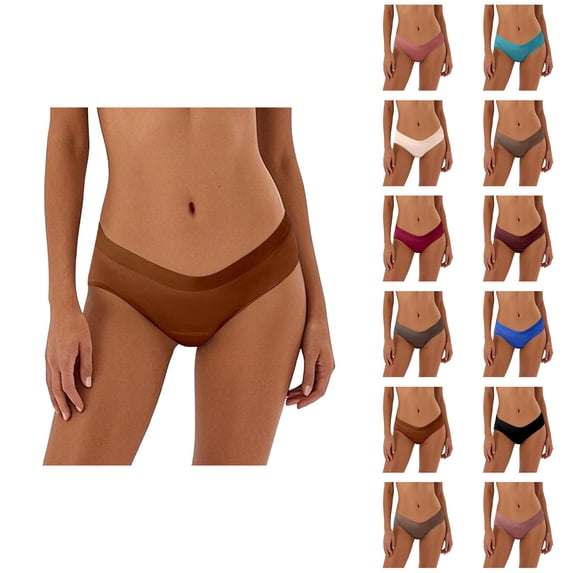 Period Underwear for Women Low Rise Breathable 4 Layer Leak Proof Hipster Menstrual Panties Briefs