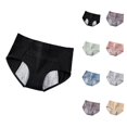 thumbnail image 1 of Period Underwear for Women Mid Rise Lifting Breathable Leak Proof Menstrual Panties Briefs, 1 of 2