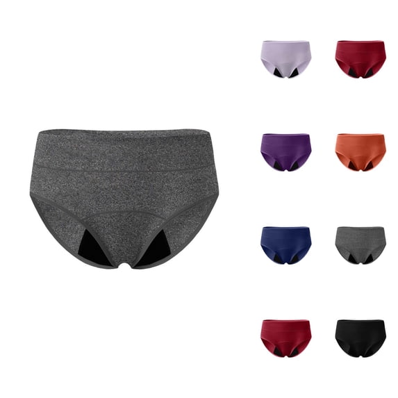 Period Underwear for Women Mid Rise Soft Stretch Leak Proof Menstrual Panties Briefs
