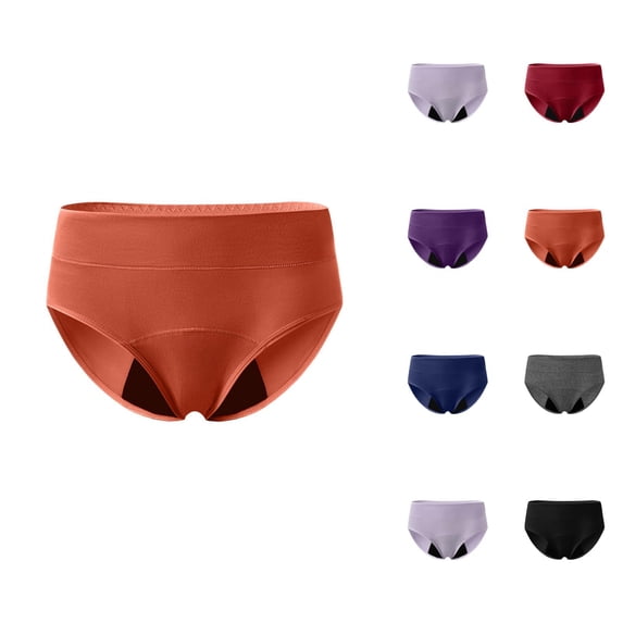 Period Underwear for Women Mid Rise Soft Stretch Leak Proof Menstrual Panties Briefs