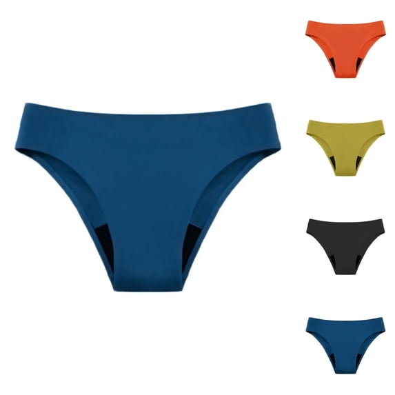 Period Underwear for Women Seamless 4 Layer Leak Proof Hipster Menstrual Panties Briefs