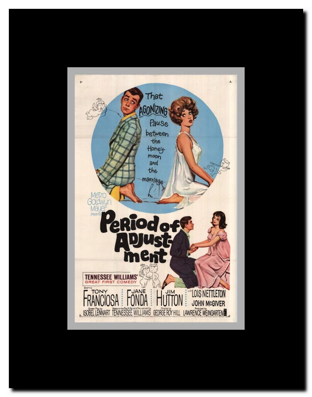 Period of Adjustment Framed Movie Poster