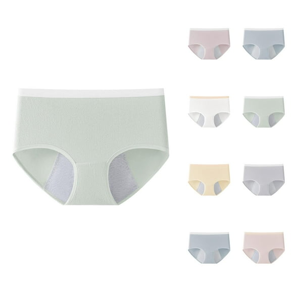 Period underwear for women high waisted – Cotton leak proof womens underwear, plus size period panties for women, breathable everyday women’s underwear for comfort and protection