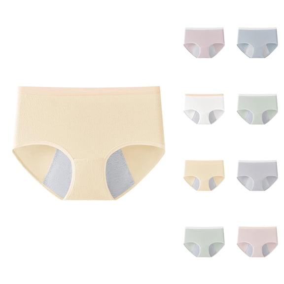 Period underwear for women high waisted – Cotton leak proof womens underwear, plus size period panties for women, breathable everyday women’s underwear for comfort and protection