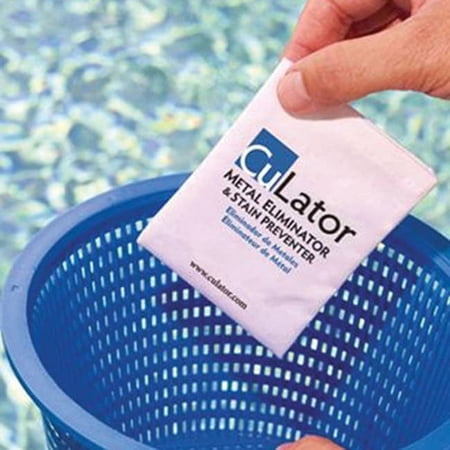 Periodic Products CuLater Swimming Pool Metal Eliminator & Stain Preventer 2 x 1 PowerPak