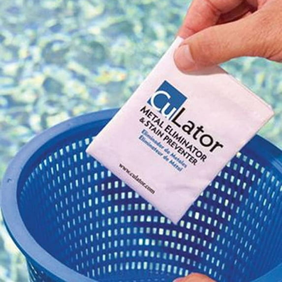Periodic Products CuLater Swimming Pool Metal Eliminator & Stain Preventer 2 x 1 PowerPak