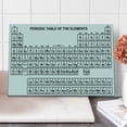 thumbnail image 1 of Periodic Table Cutting Board, Monochrome Simple Science Chemistry Elements for Students Image, Decorative Tempered Glass Cutting and Serving Board, Large Size, Black and White, by Ambesonne, 1 of 1