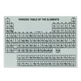thumbnail image 1 of Periodic Table Cutting Board, Monochrome Simple Science Chemistry Elements for Students Image, Decorative Tempered Glass Cutting and Serving Board, Small Size, Black and White, by Ambesonne, 1 of 1