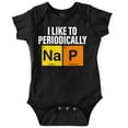 thumbnail image 1 of Periodic Table Funny Nap Sleep Lovers Romper Boys or Girls Infant Baby Brisco Brands NB, 1 of 6