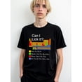 thumbnail image 1 of Periodic Table Licking Quiz Tee mens round neck T-shirt black elegantly funny Spring and summer clothing Unique Design Unisex Shirt Crewneck tshirts, 1 of 7
