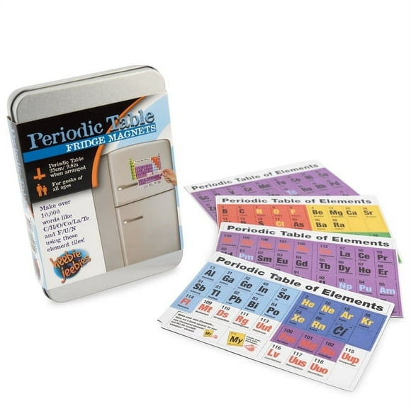 Heebie Jeebies Periodic Table Metal Refrigerator Magnets