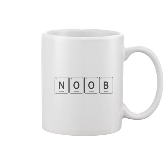 Periodic Table Noob Mug -Image by Shutterstock