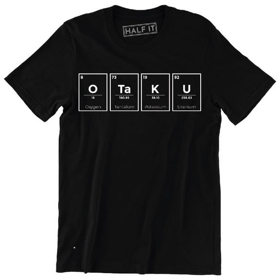 Periodic Table OTAKO Element Symbols Oxygen Tantalum Potassium And Uranium T-Shirt