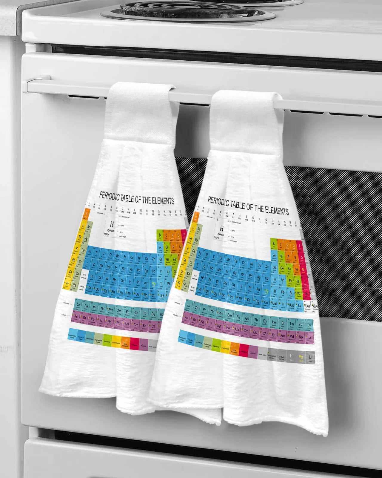 Periodic Table Of Elements Hand Towel Microfiber Fabric Towel Hanging 