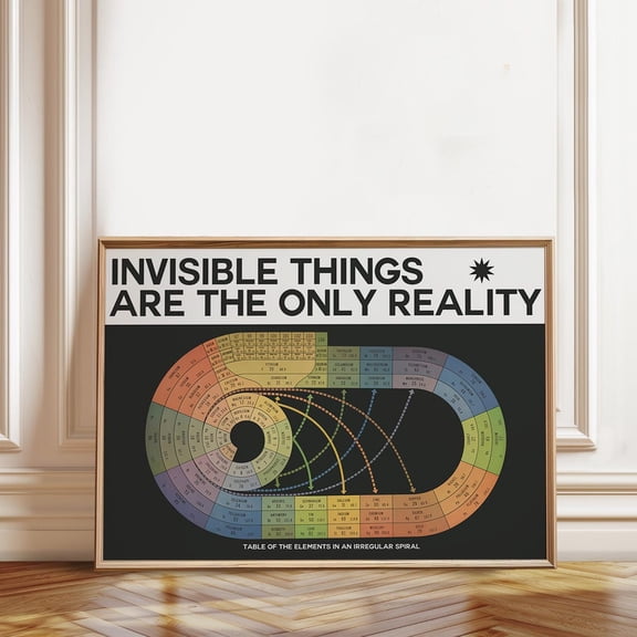 Periodic Table Science Poster Unframed Paper Print