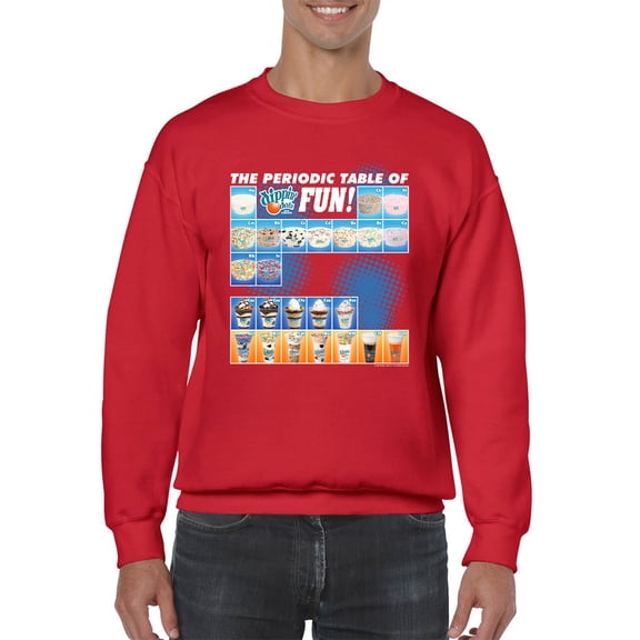 Periodic Table of Fun - Dippin’ Dots Ice Cream Graphic Men's Sweatshirt