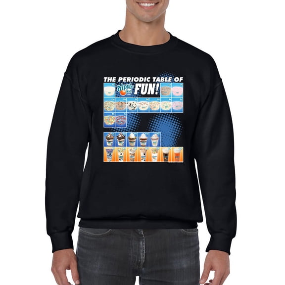 Periodic Table of Fun - Dippin’ Dots Ice Cream Graphic Men's Sweatshirt