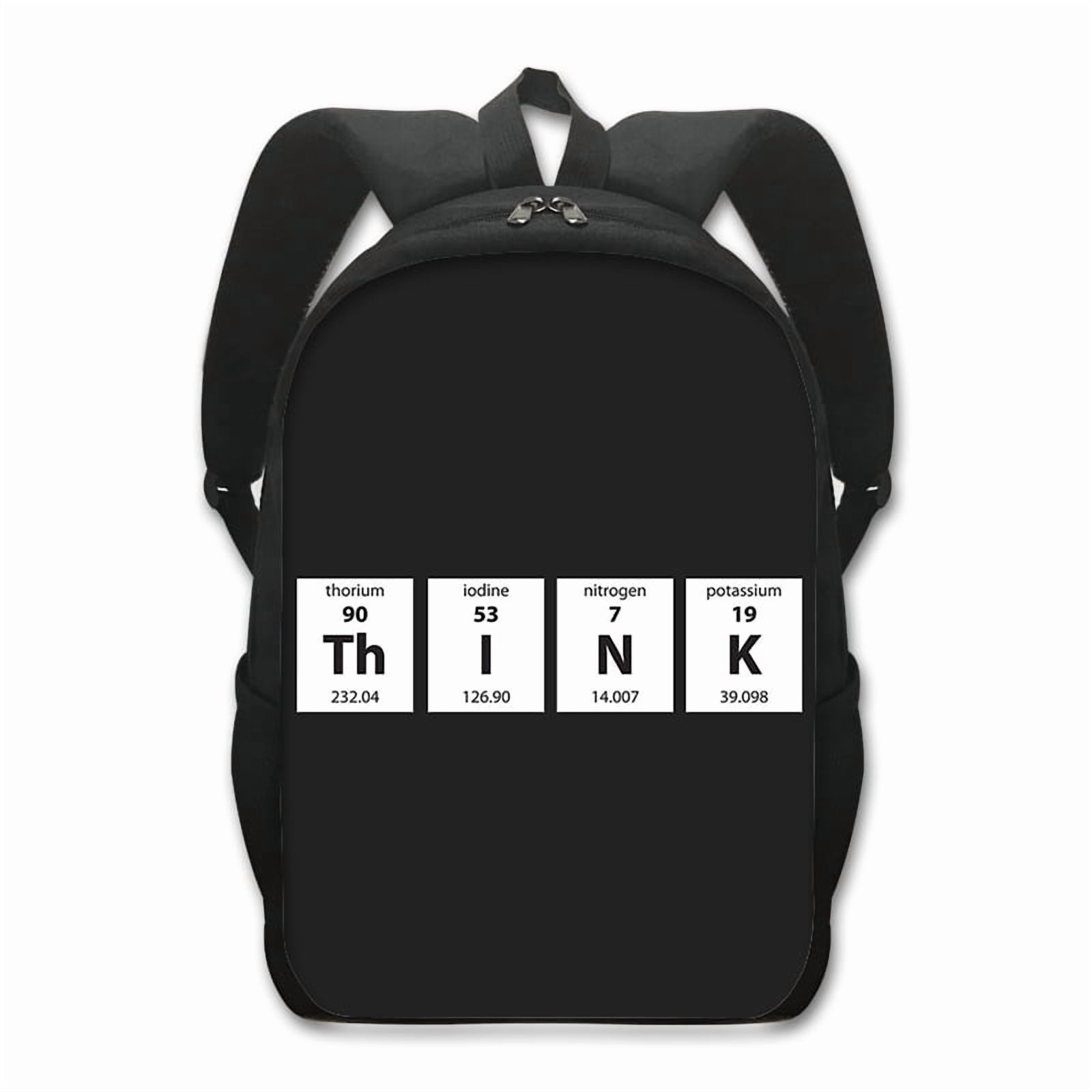 Periodic Table of Print Backpack for Teenager Daypack Genius Bags ...